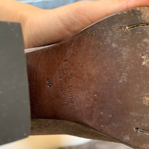 Rag and Bone Ashby Knee-High Suede Boot - 35 - Picture 8 of 8